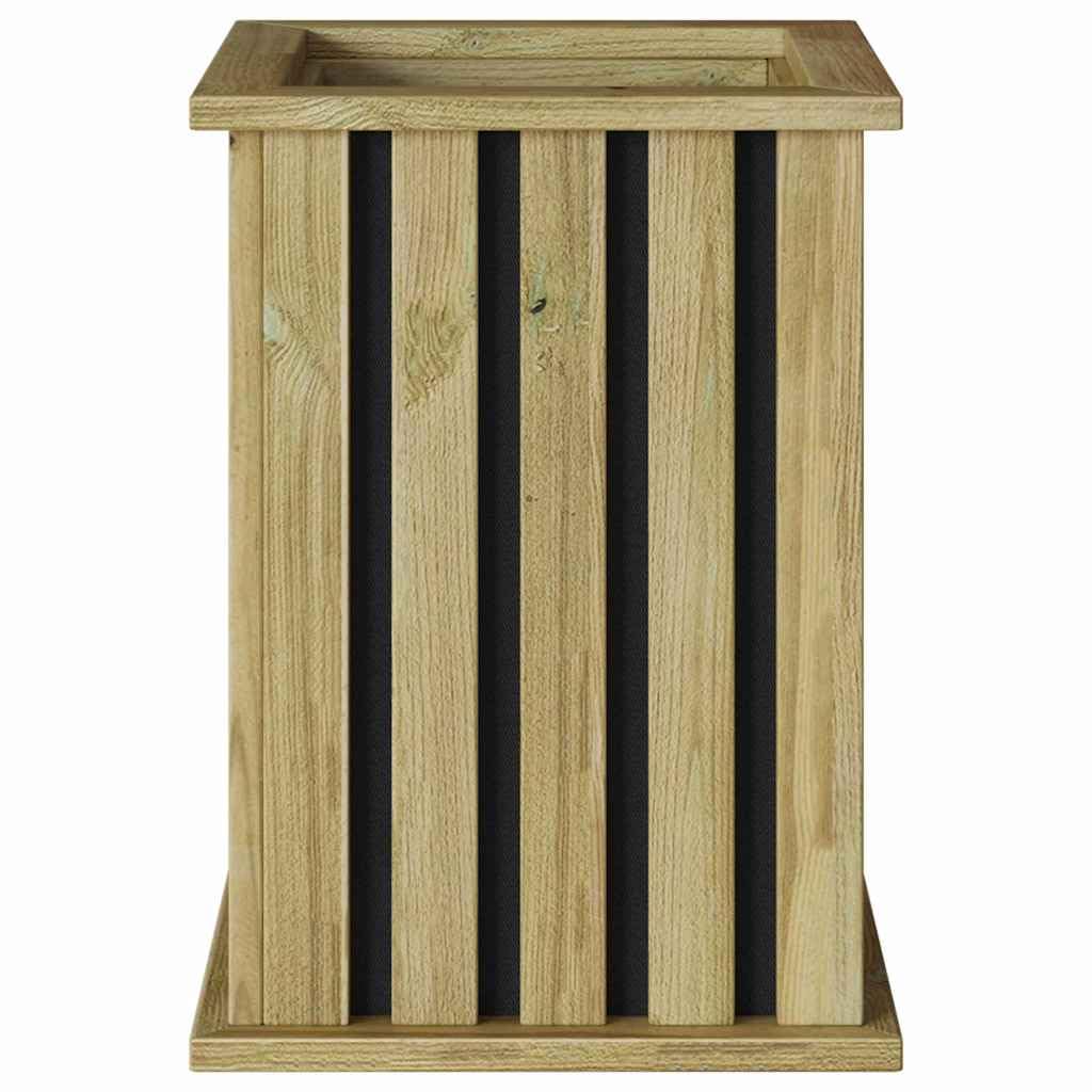 vidaXL Heim & Garten Pflanzkasten Braun Kiefer 33x33x45 cm