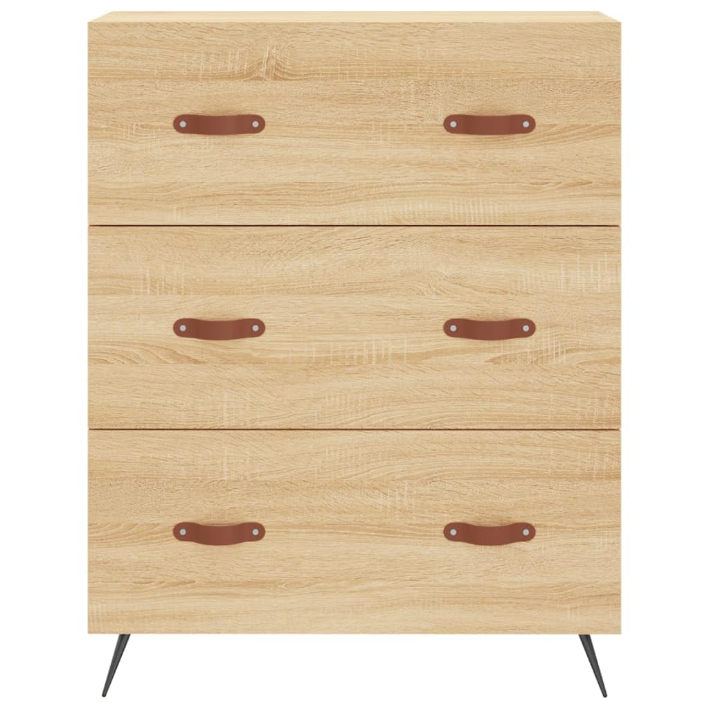 vidaXL Kommode Sonoma-Eiche 69,5 cm Holzwerkstoff