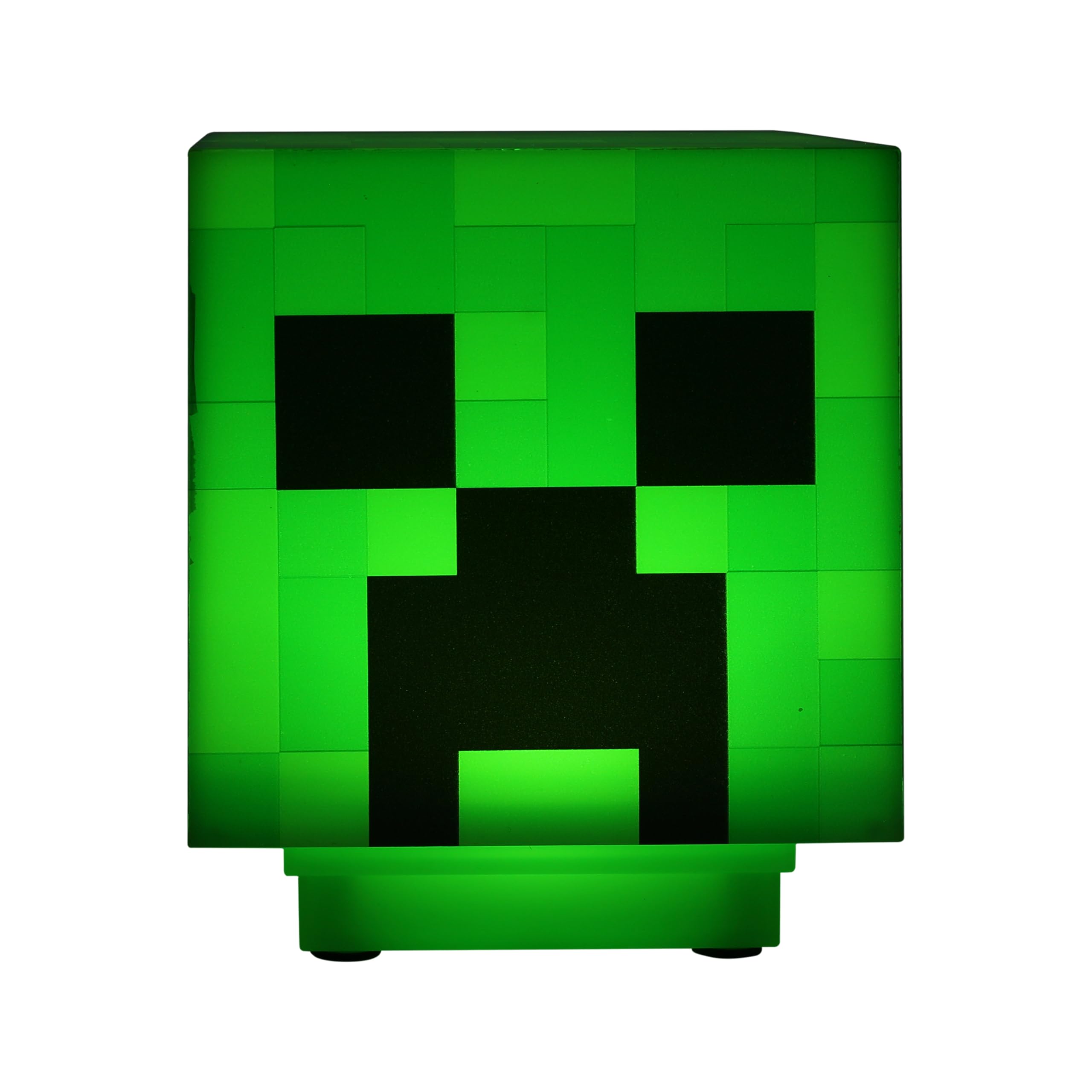 Paladone Minecraft Creeper Tischlampe Grün mit Sound