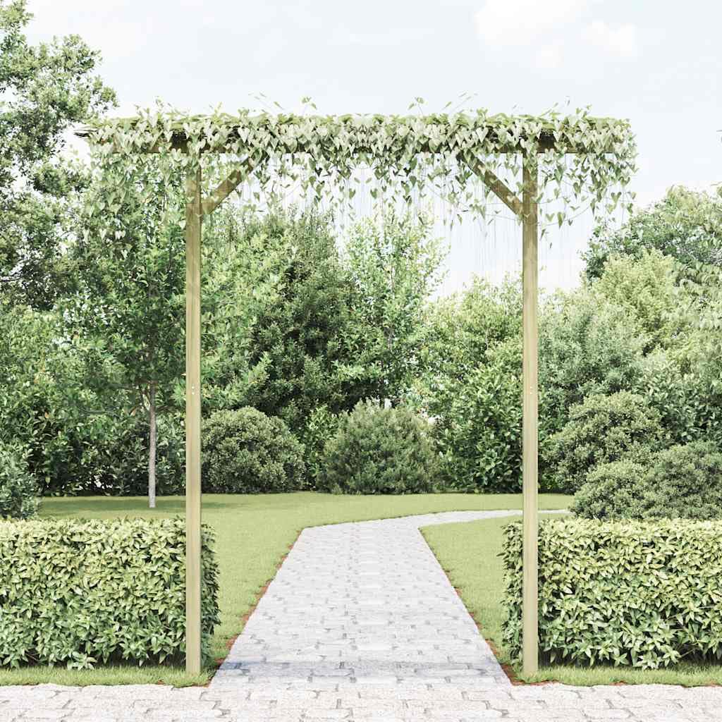 vidaXL Gartenlaube Holz Pergola 200x40x205cm Rosenbogen