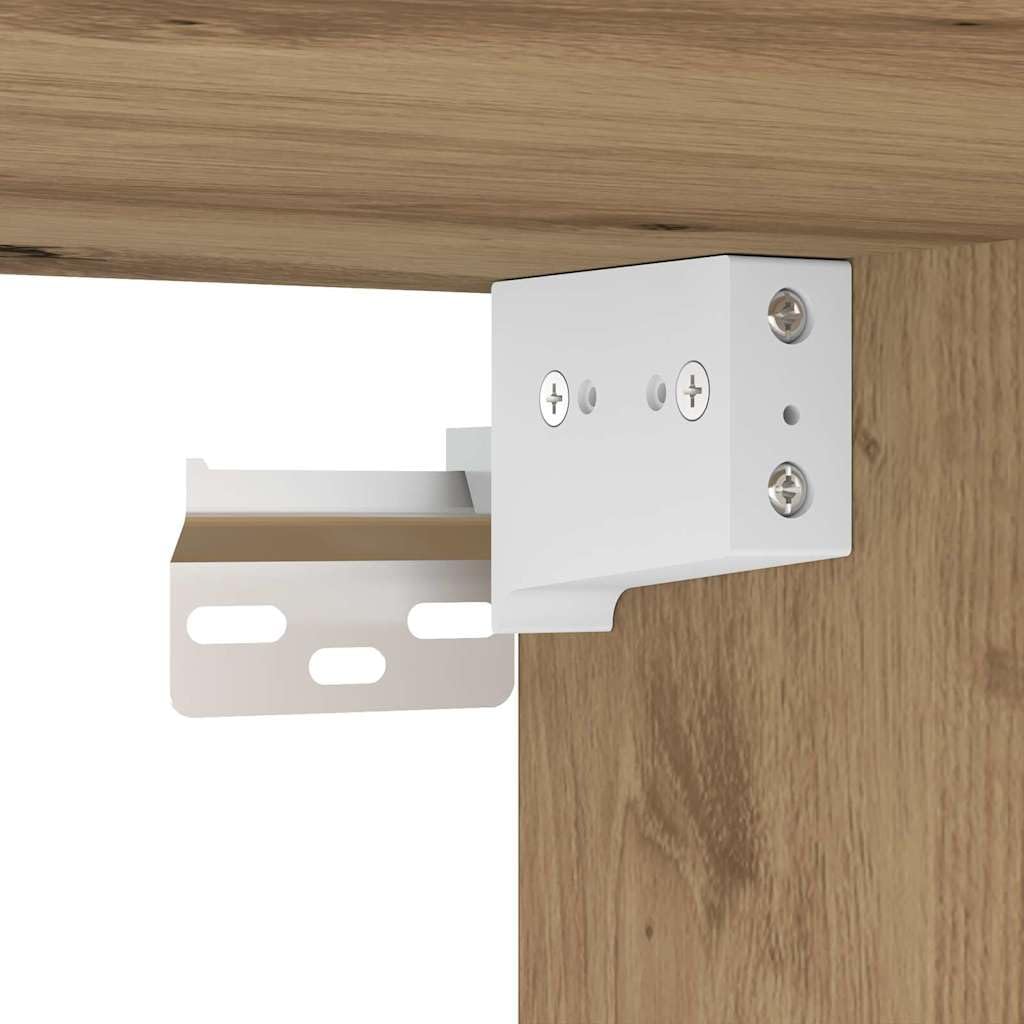 vidaXL TV-Wandeinheiten 5 Stk. LED Artisan-Eiche Holz