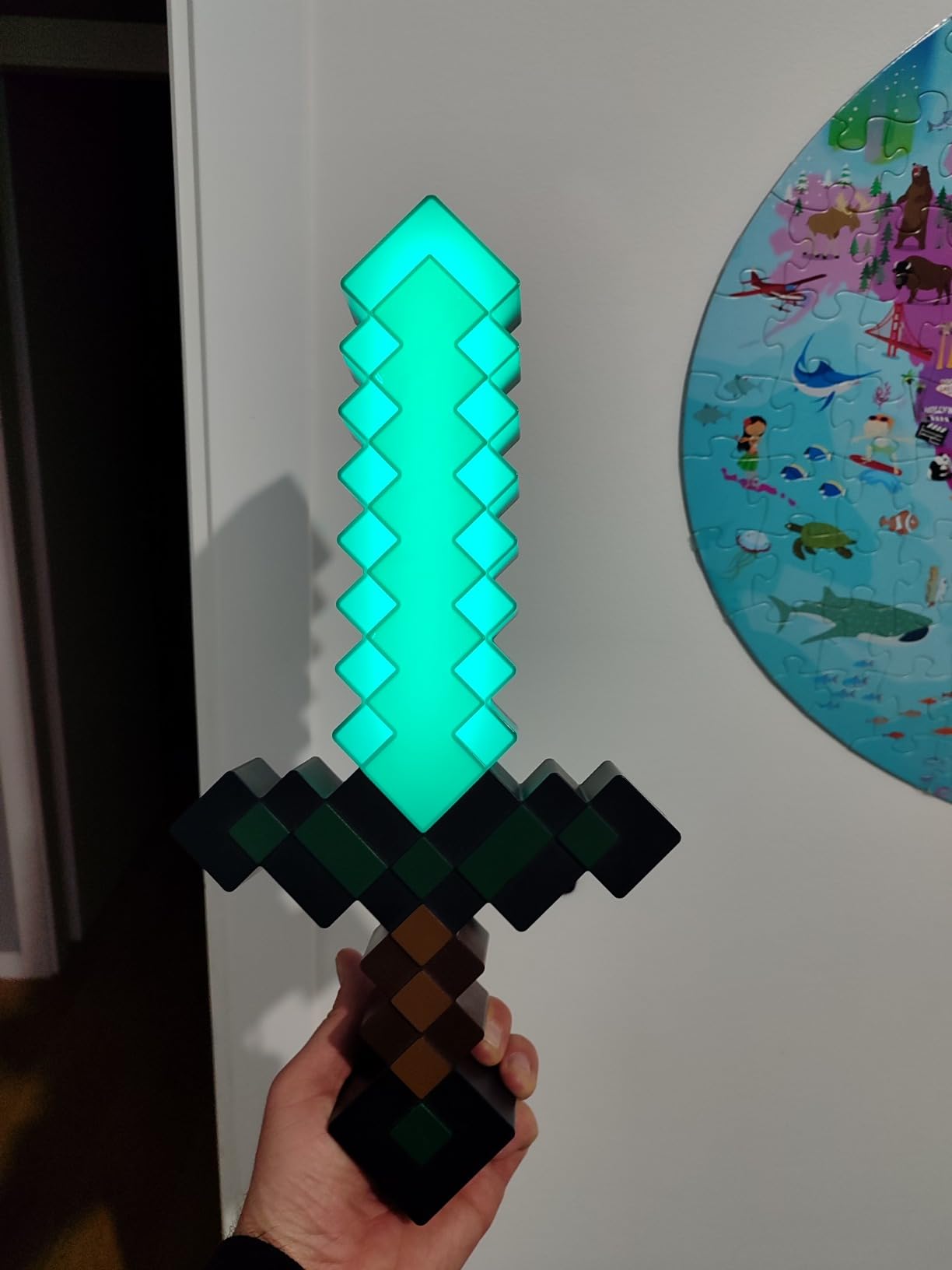 Paladone Minecraft Diamantschwert Licht 40 cm USB-C
