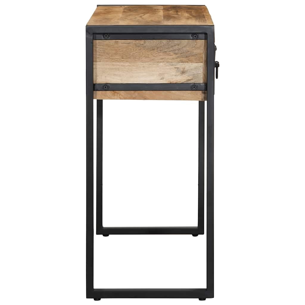 vidaXL Konsolentisch 100x35x75 Mango Massivholz mit Schubladen