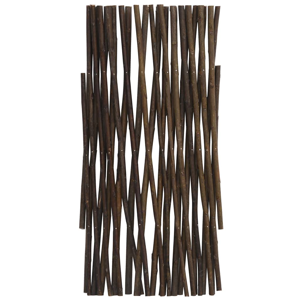 vidaXL Weidenzaun Gartenzaun Weide Spalier ausziehbar