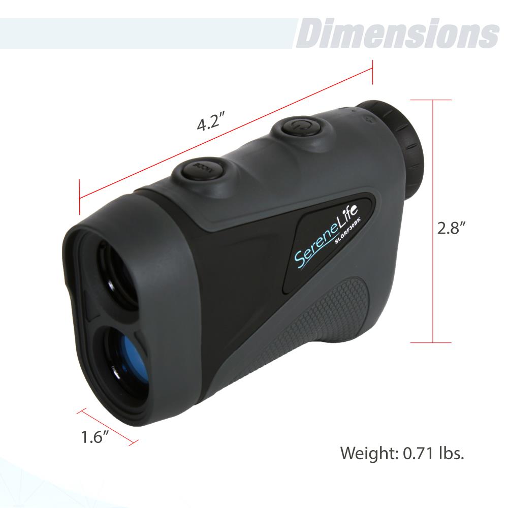 Serenelife Golf Laser Entfernungsmesser 6X wasserdicht 540 Yards