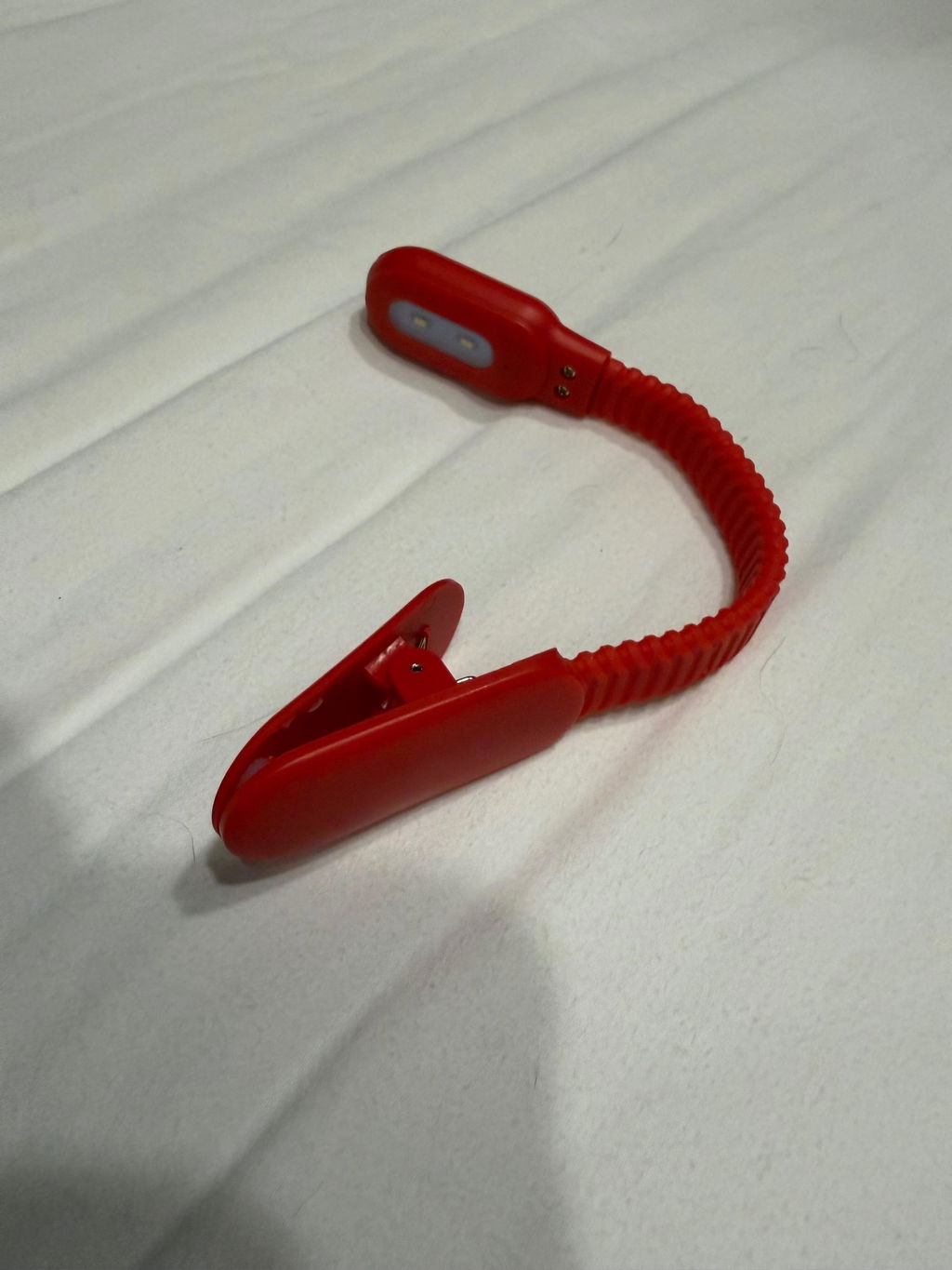 Kikkerland Rechargable Booklight Leselampe Rot USB