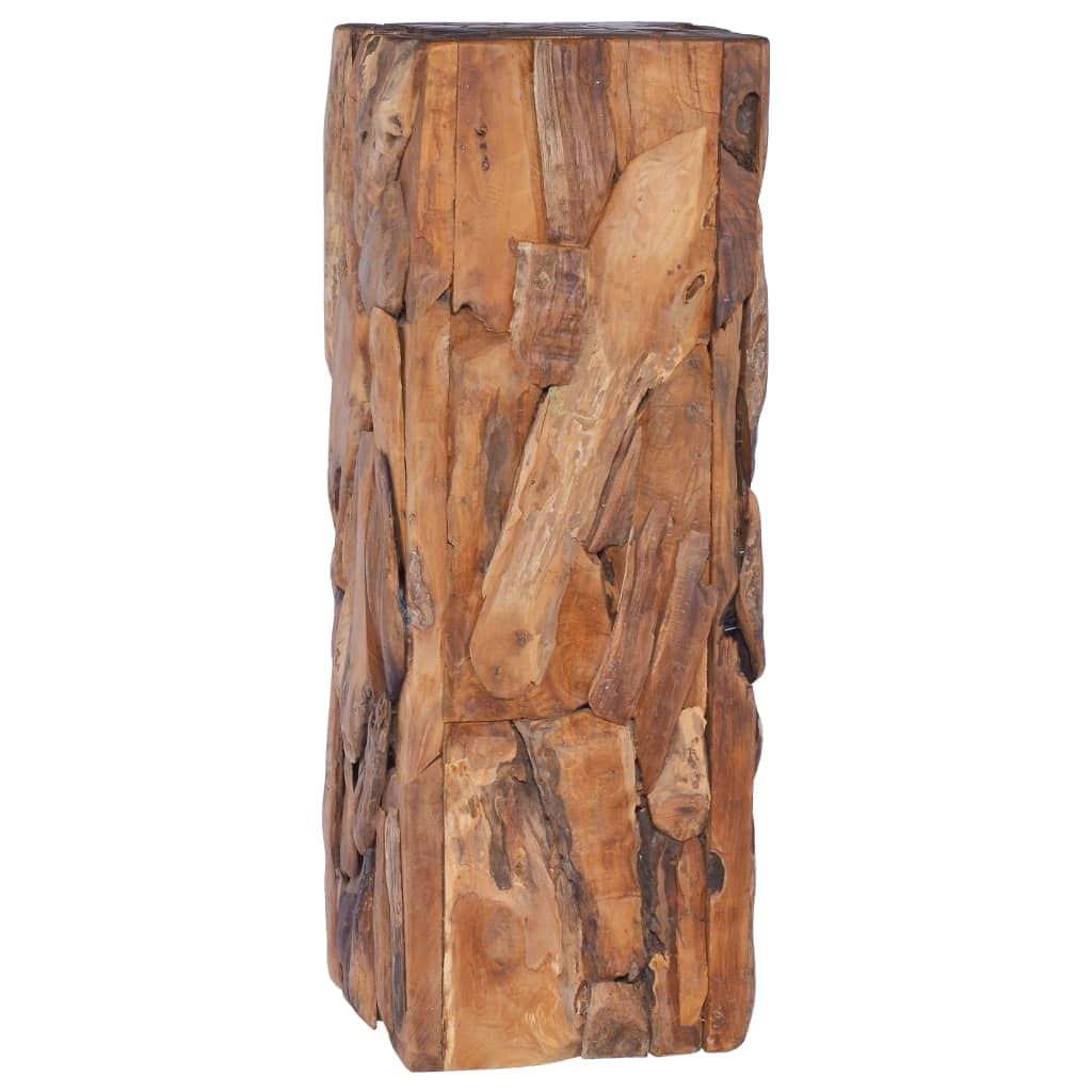 vidaXL Möbel Beistelltisch Teak Massiv 30x30x80 cm