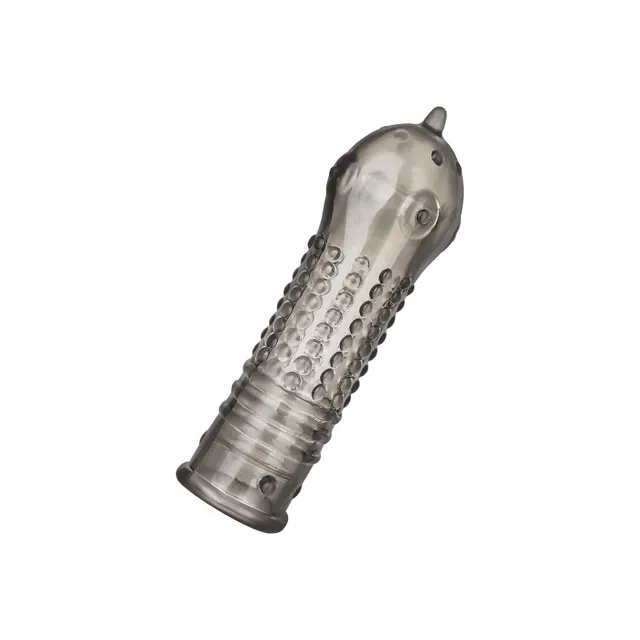 EIS Masturbatoren Penishülle genoppt schwarz 15 cm
