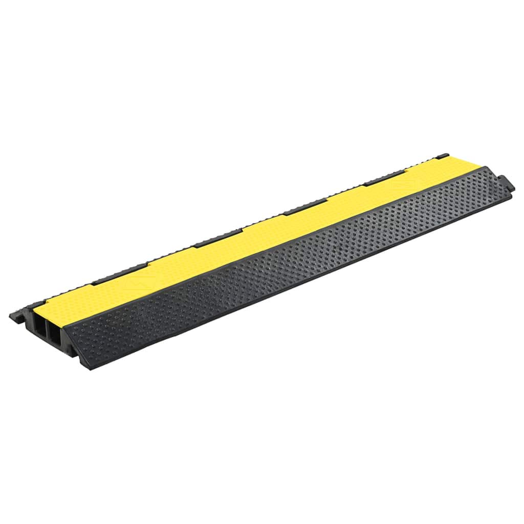 vidaXL Kabelbrücken 2 Stk. 2 Kanäle Gummi 101,5 cm