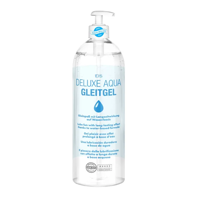 EIS Deluxe Aqua Gleitgel gefühlsecht 1000 ml wasserbasiert