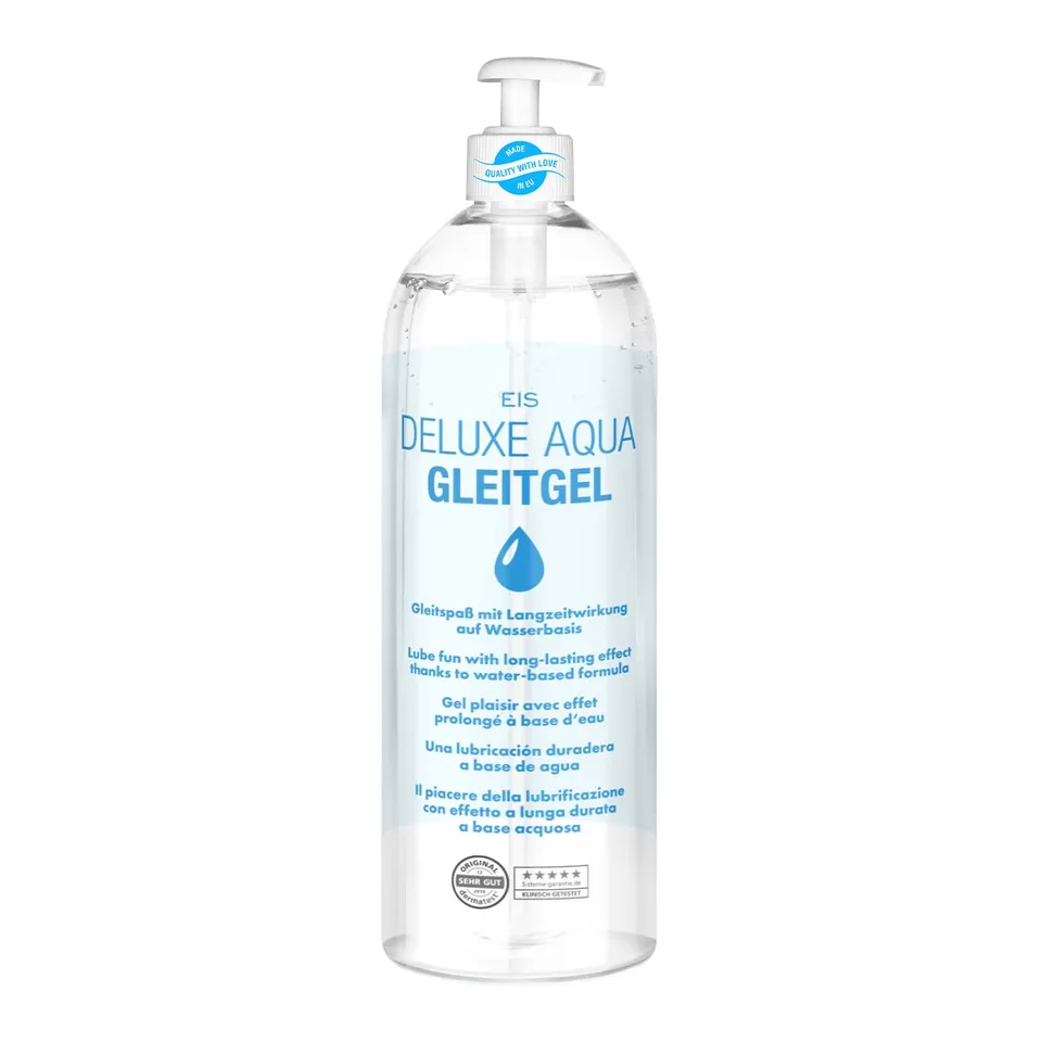 EIS Deluxe Aqua Gleitgel gefühlsecht 1000 ml wasserbasiert