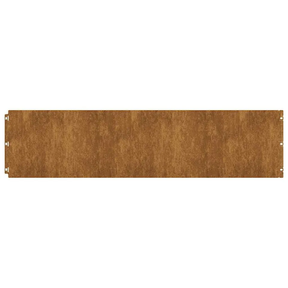vidaXL Heim & Garten Rasenkanten 20 Stk 103x25 Stahl Rost