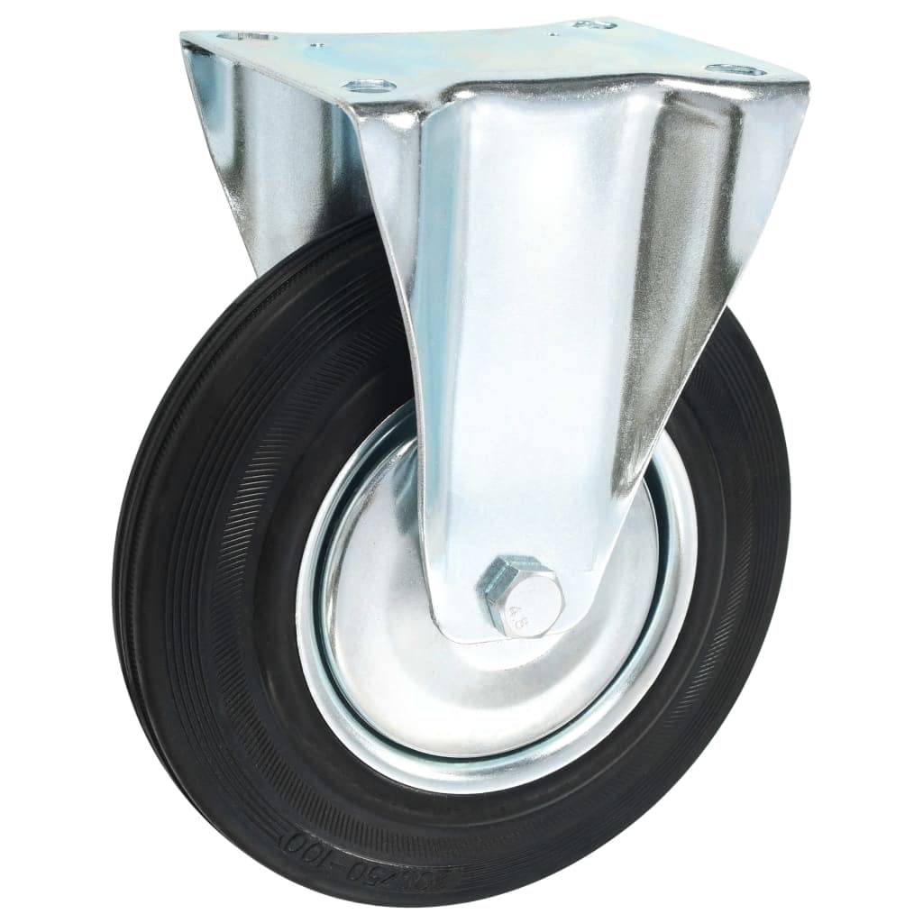 vidaXL Rollen 200 mm Möbelrollen 4 Stück Gummi geräuschlos