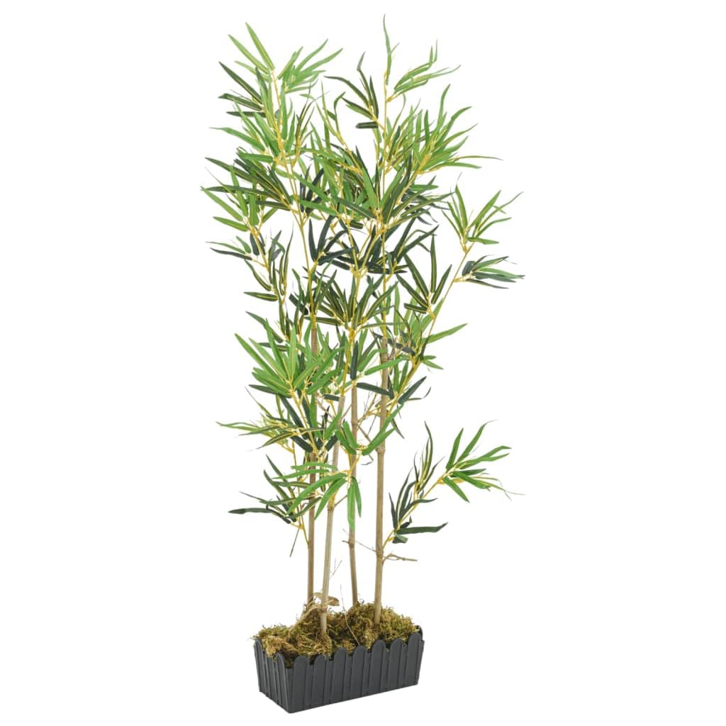 vidaXL Bambusbaum künstlich 80 cm 368 Blätter Topf