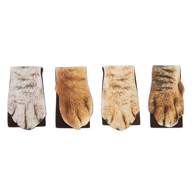 Kikkerland Home Katzenpfote Magnet Lesezeichen Set