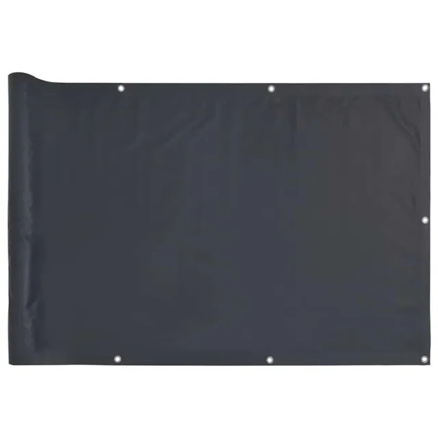 vidaXL Heim & Garten Sichtschutz Anthrazit 700x75 cm PVC
