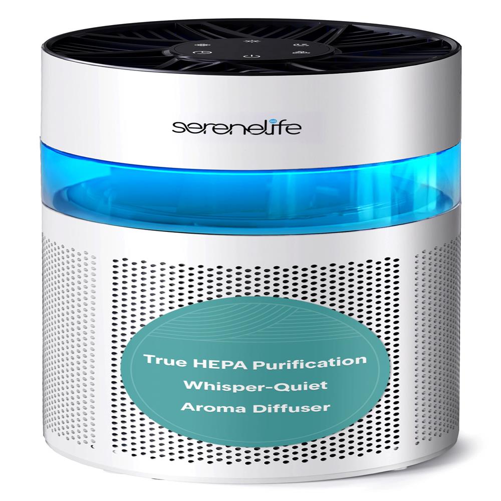 Serenelife DeHumidifiers Luftreiniger Weiß HEPA 13 Aroma
