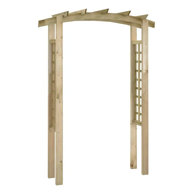 vidaXL Gartenbogen Holz 150x60x210 cm Kiefer Rankbogen