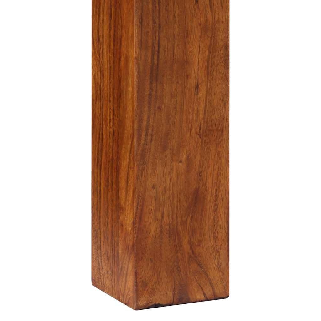 vidaXL Konsolentisch 80x35x75 cm Akazie Flurtisch 80 cm Holz