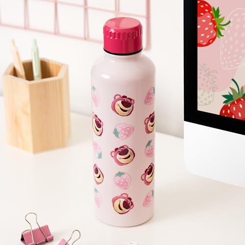 Paladone Lotso Trinkflasche Edelstahl 500 ml rosa