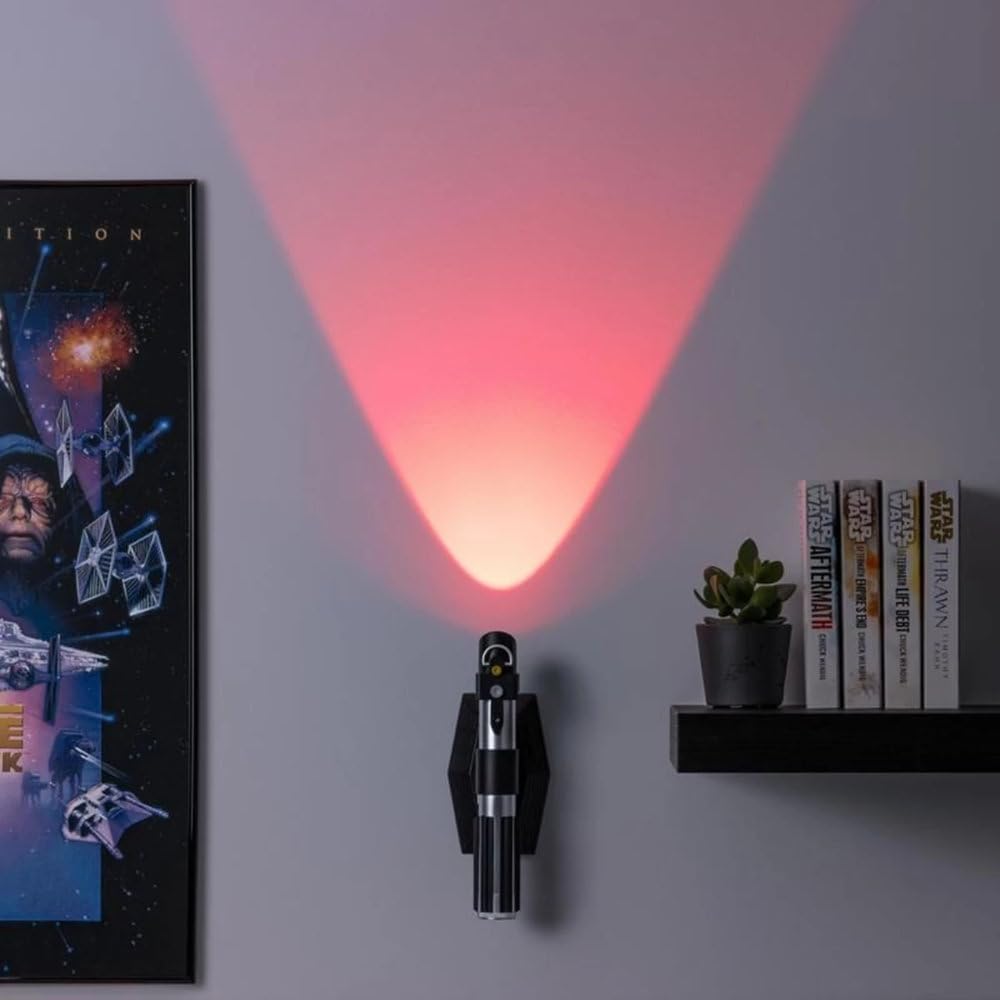 Paladone Star Wars Lichtschwert Wandlicht rot 25 cm Batterie