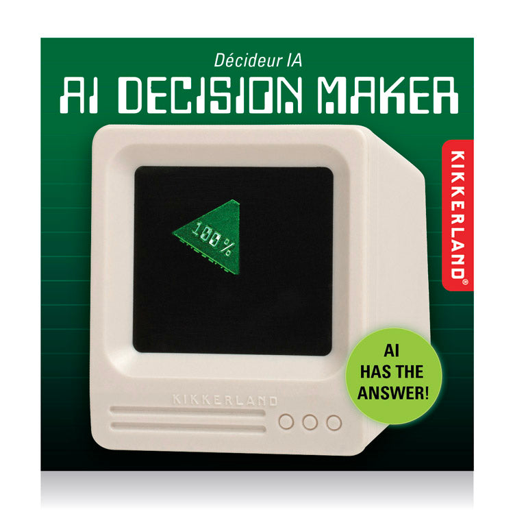 Kikkerland Home AI Decision Maker Retro-Orakel Scherz