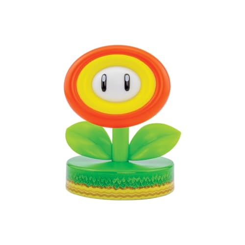 Paladone Super Mario Feuerblume Icon Licht 10 cm Batterie