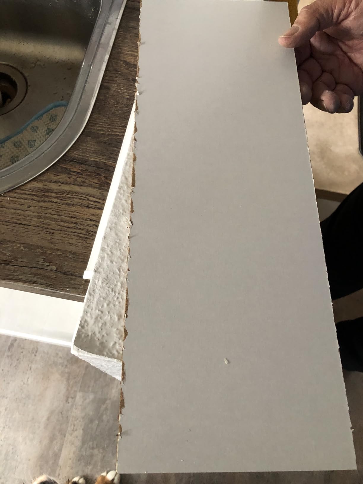 vidaXL Möbel Schrank 5 Schubladen Weiß MDF