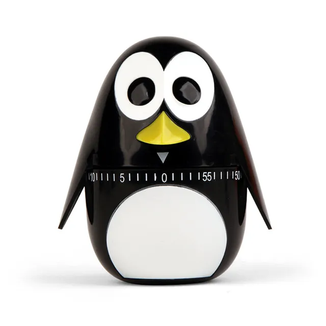 Kikkerland Kitchen Pinguin Kurzzeitmesser 60 Minuten mechanisch