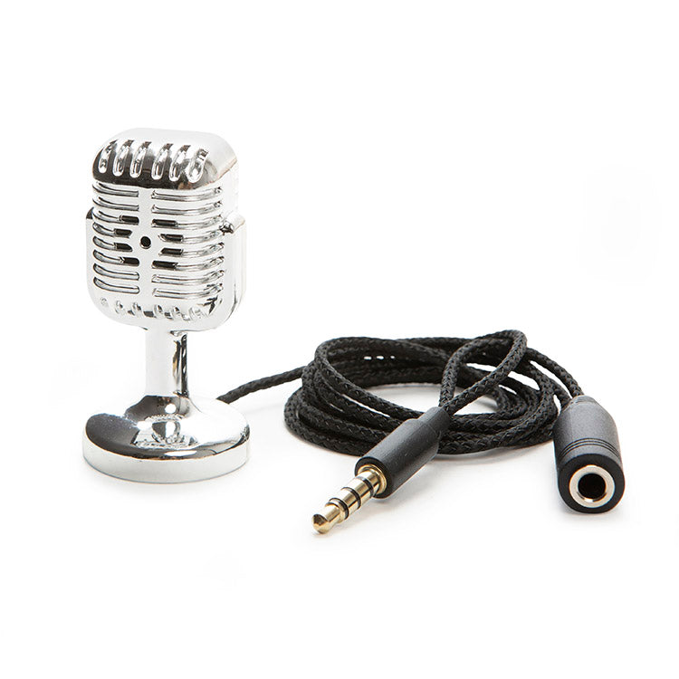 Kikkerland Mini Retro Microphone Mikrofon TikTok