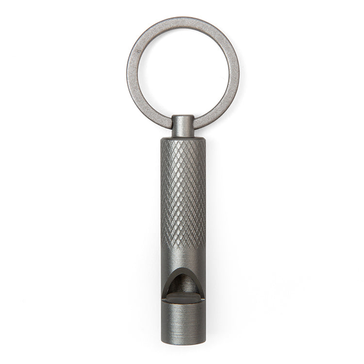 Kikkerland Home Mini Keyring Pfeife Alu am Schlüsselbund