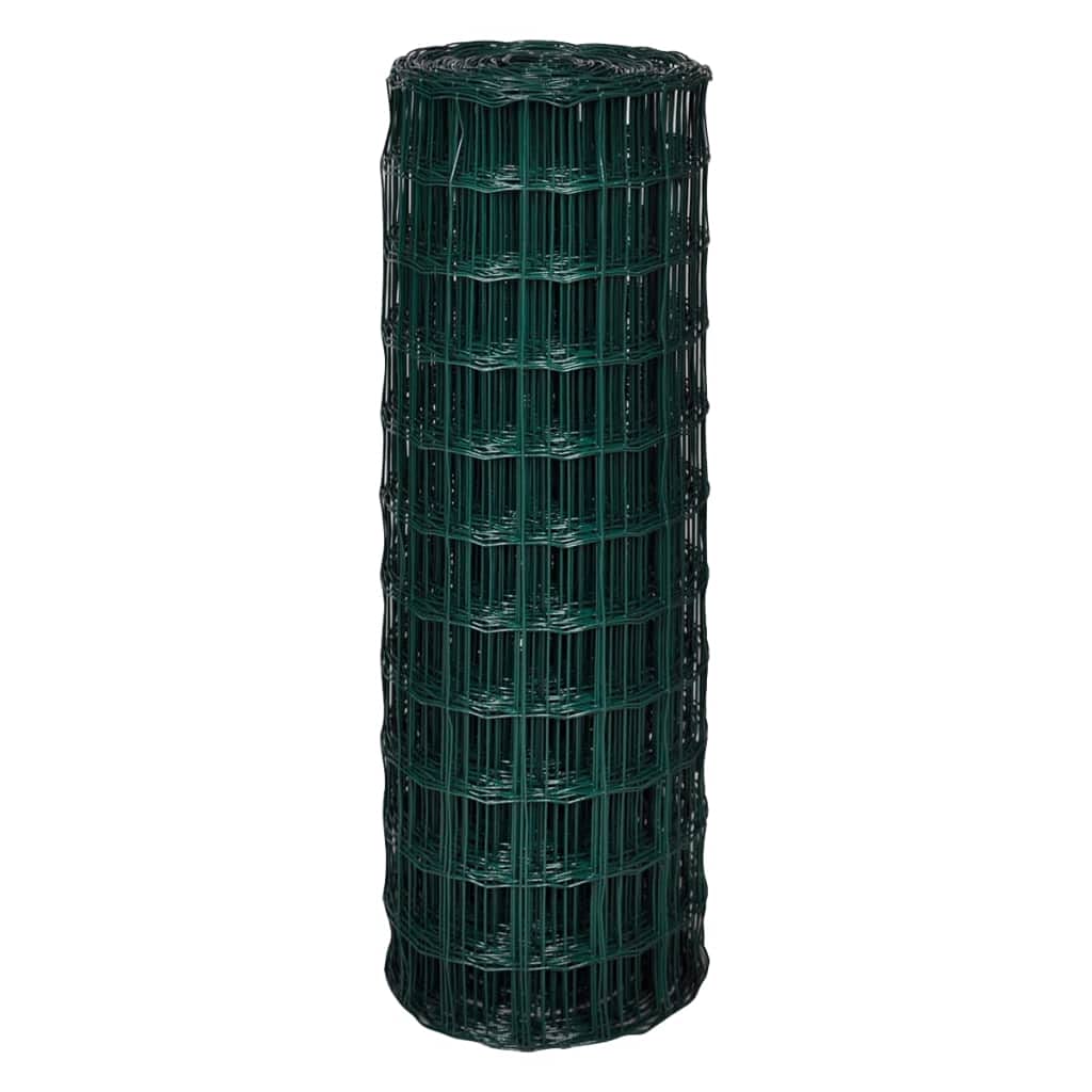 vidaXL Maschendraht Gartenzaun 25x1,7 m Drahtgitter