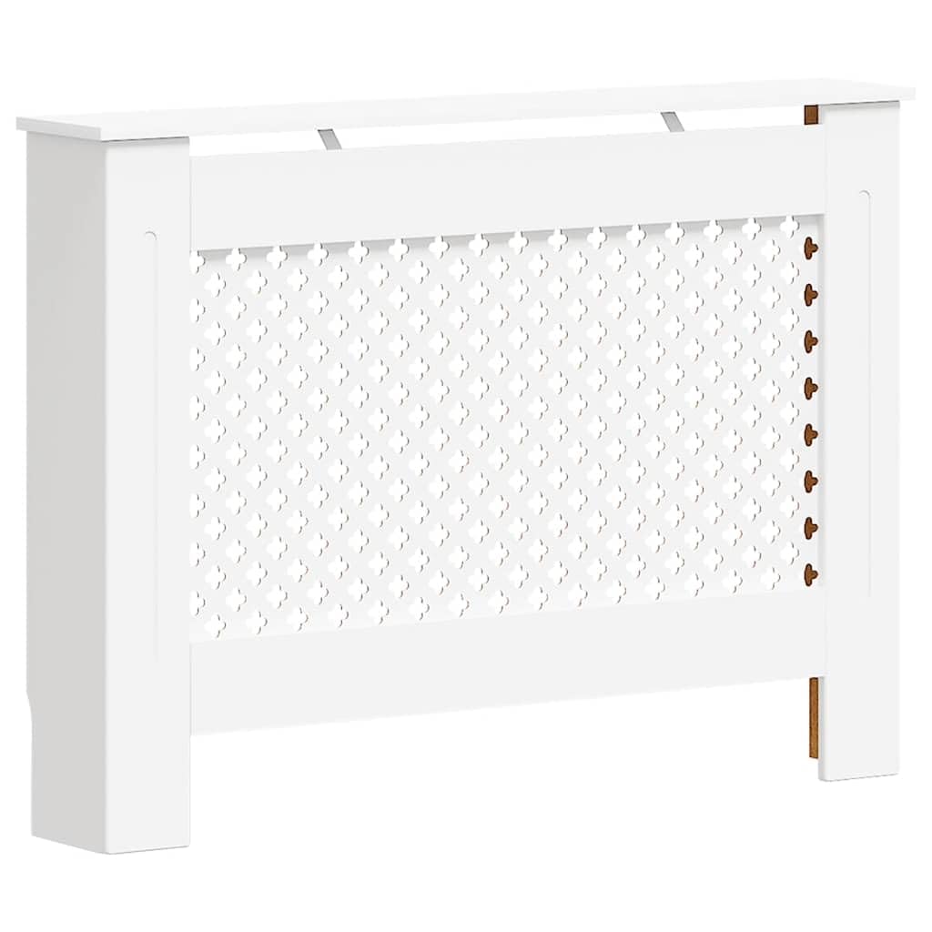 vidaXL Heizkörperabdeckung Weiß 112x19x81,5 cm MDF