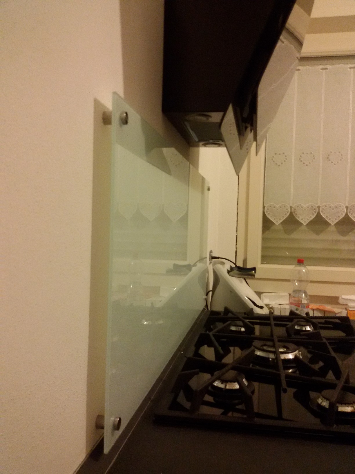 vidaXL Heim & Garten Küchenrückwand Hartglas 70x40 Milchweiß