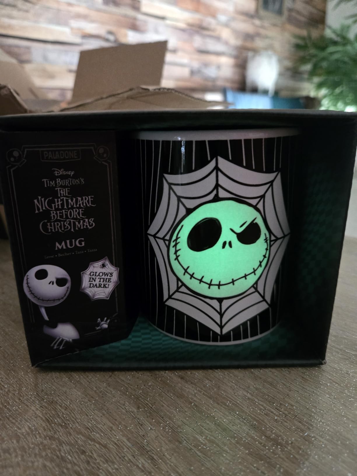 Paladone Drinkware Jack Skellington Tasse 300ml leuchtend