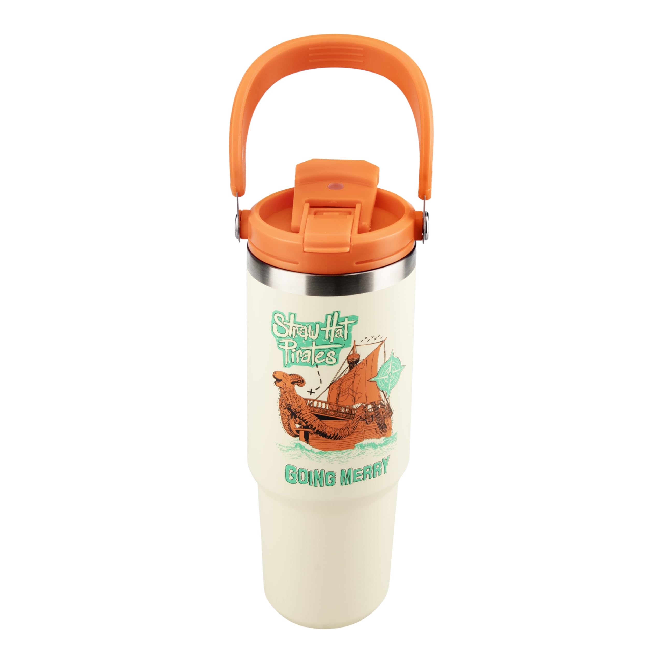 Paladone One Piece Tumbler 900 ml Isolierbecher Creme