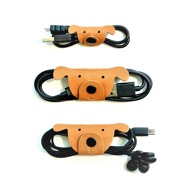 Kikkerland Tech Dog Cable Ties Kabelbinder Set 3