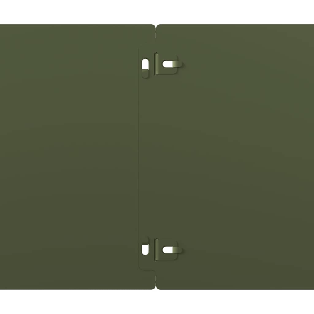 vidaXL Heim & Garten Rasenkanten 20x103 cm Olivgrün 10 Stück