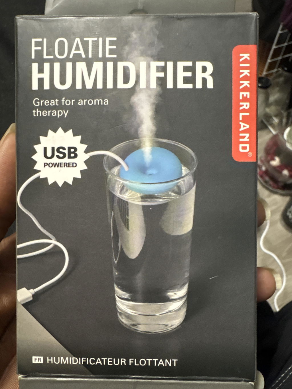 Kikkerland Floatie Luftbefeuchter USB Mini für Tasse