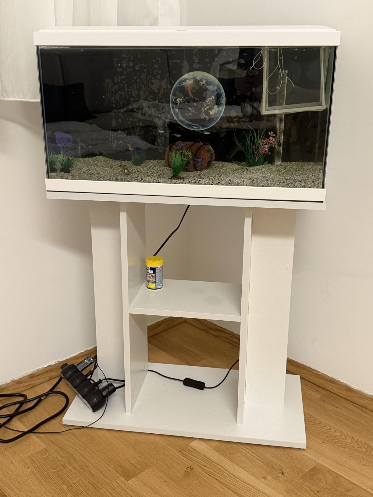 vidaXL Aquariumständer Weiß 60x30x60 cm Holzwerkstoff Unterschrank