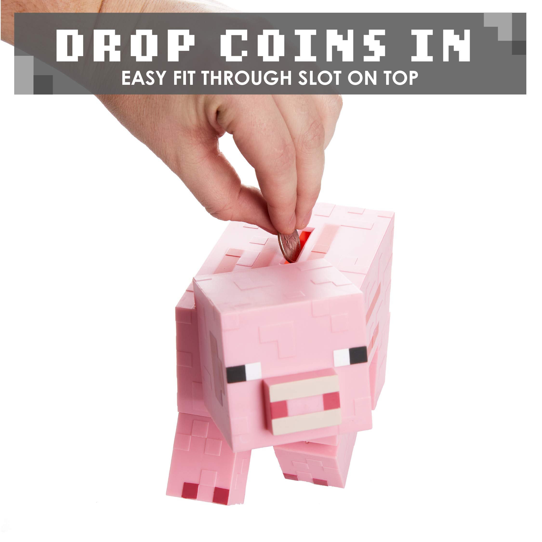 Paladone Homeware Minecraft Sparschwein Schwein rosa 19 cm
