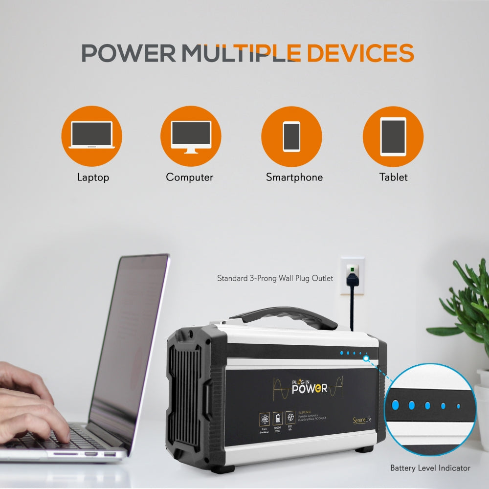 Serenelife Camping Outdoor Powerstation 60000mAh 222Wh