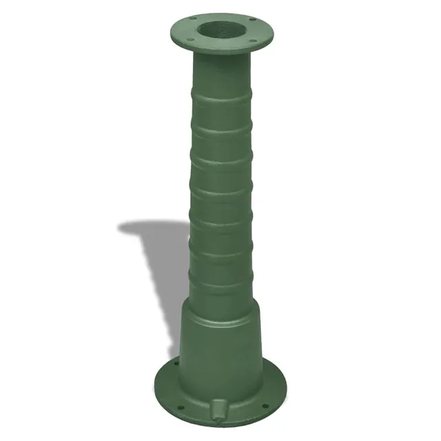 vidaXL Heimwerkerbedarf Pumpenständer Gusseisen 66 cm schwarz-grün