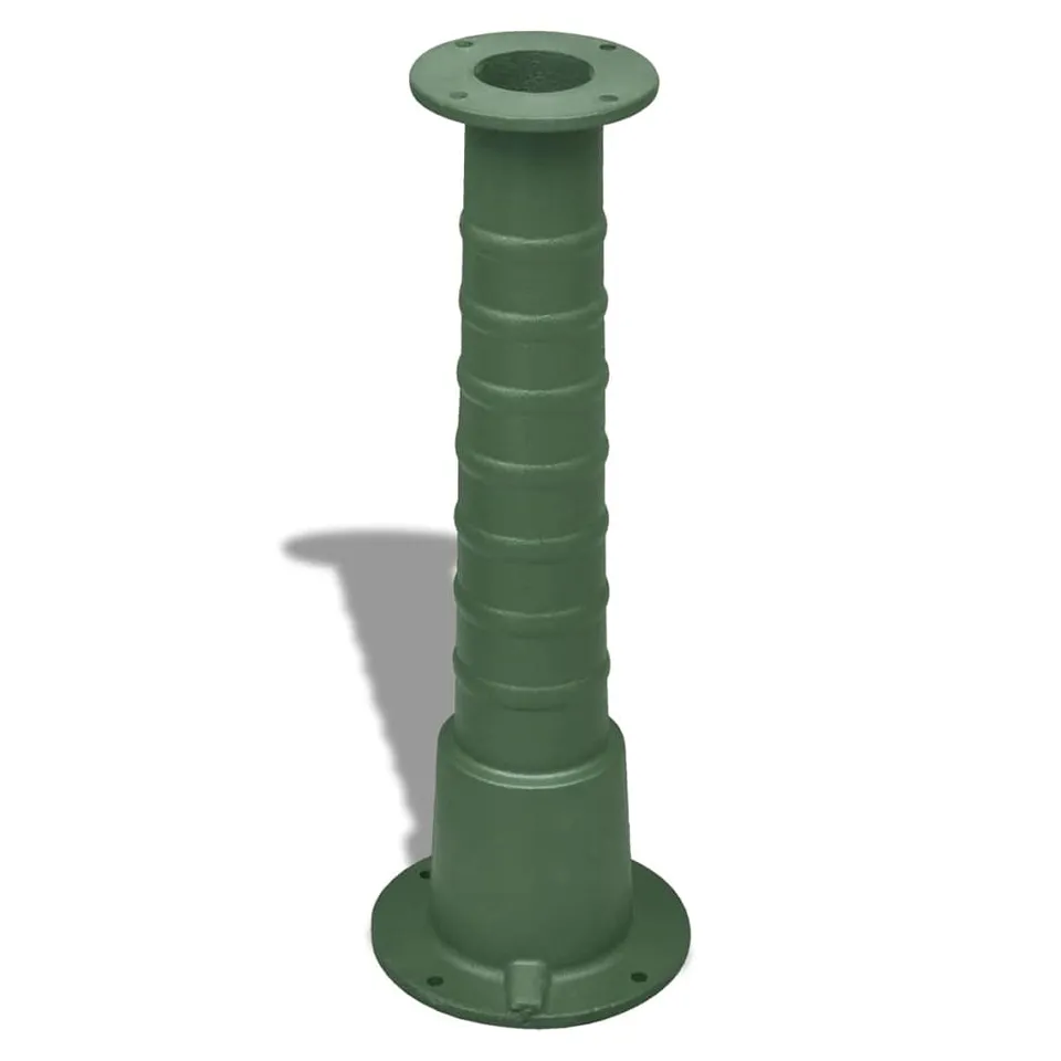vidaXL Heimwerkerbedarf Pumpenständer Gusseisen 66 cm schwarz-grün