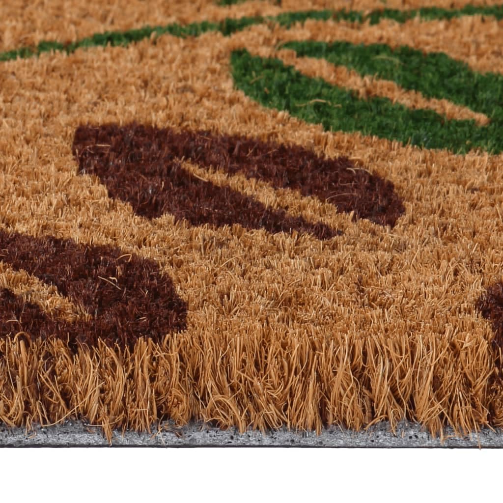vidaXL Heim & Garten Fußmatte Kokos 40x60 cm Natur rechteckig