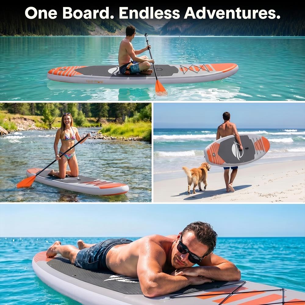 Serenelife SUP Board aufblasbar Blau 10.5ft Komplettset