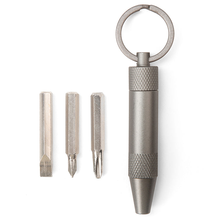 KIKKERLAND Home Screw It! Mini-Schraubendreher 3 Bits Schlüssel