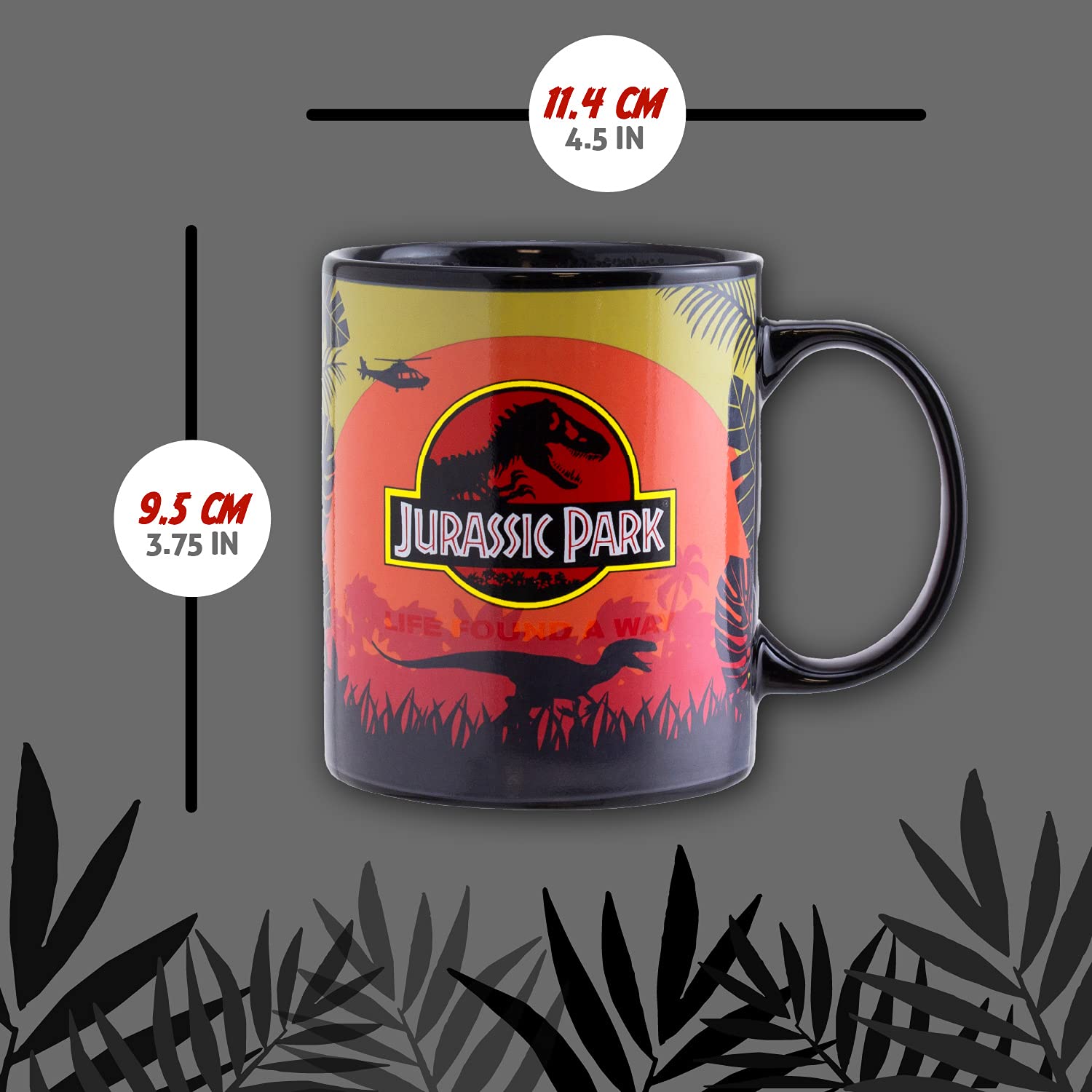 Paladone Jurassic Park PP8188JP Thermobecher mehrfarbig