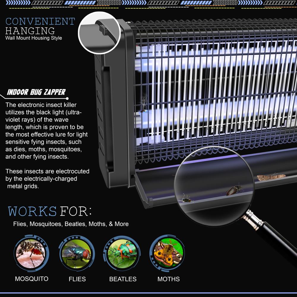 Serenelife Insektenvernichter UV Innen 2x10W chemiefrei