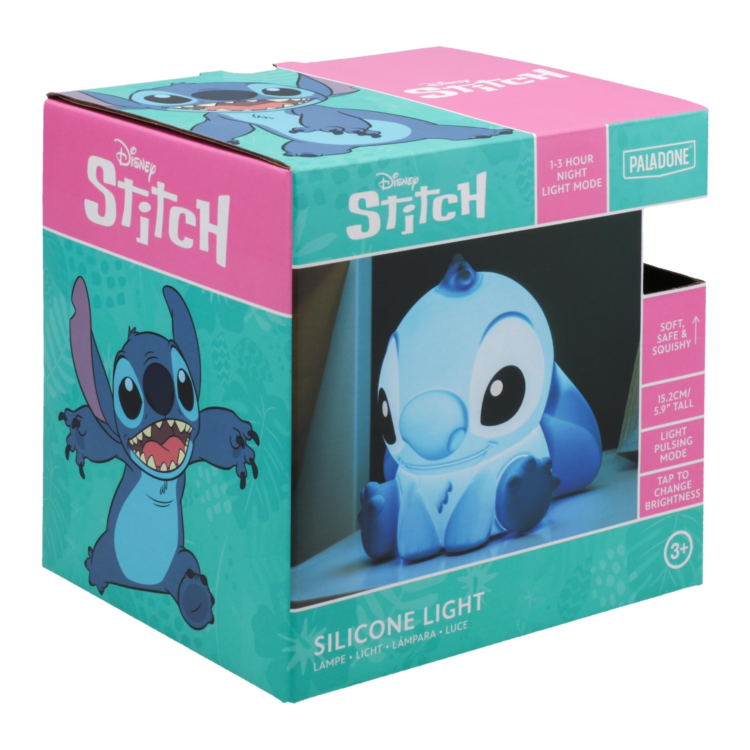 Paladone Stitch Squishy Lampe Nachtlicht dimmbar 15,2 cm